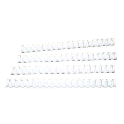 Klipko Spirale PVC 16 mm, bele, 100 kos