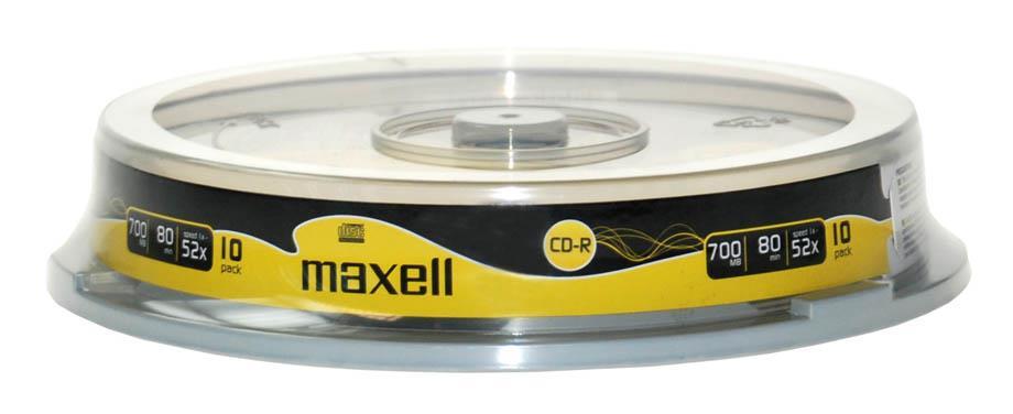 Maxell CD-R 700MB XL 52X 10 na vretenu