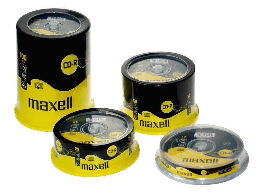 Maxell CD-R 700MB 52X 25 na vretenu