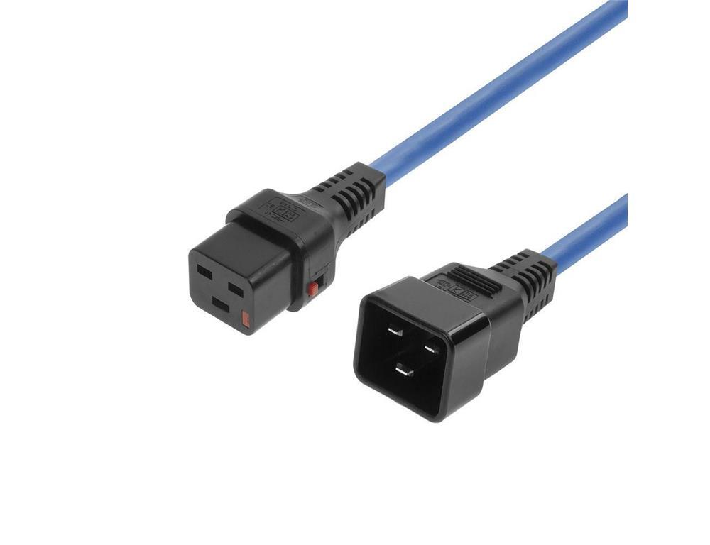 MicroConnect Kabel napajalni C19 IEC Lock - C20 1m