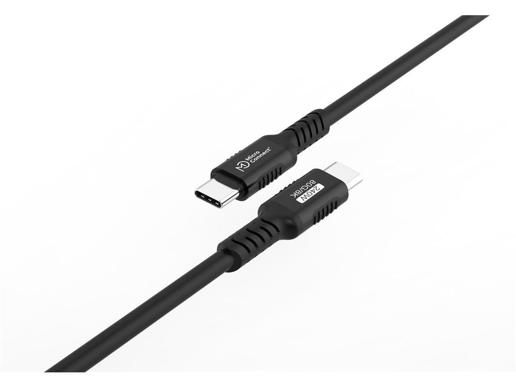 MicroConnect Premium USB4 Gen3x2 C-C kabel 1m