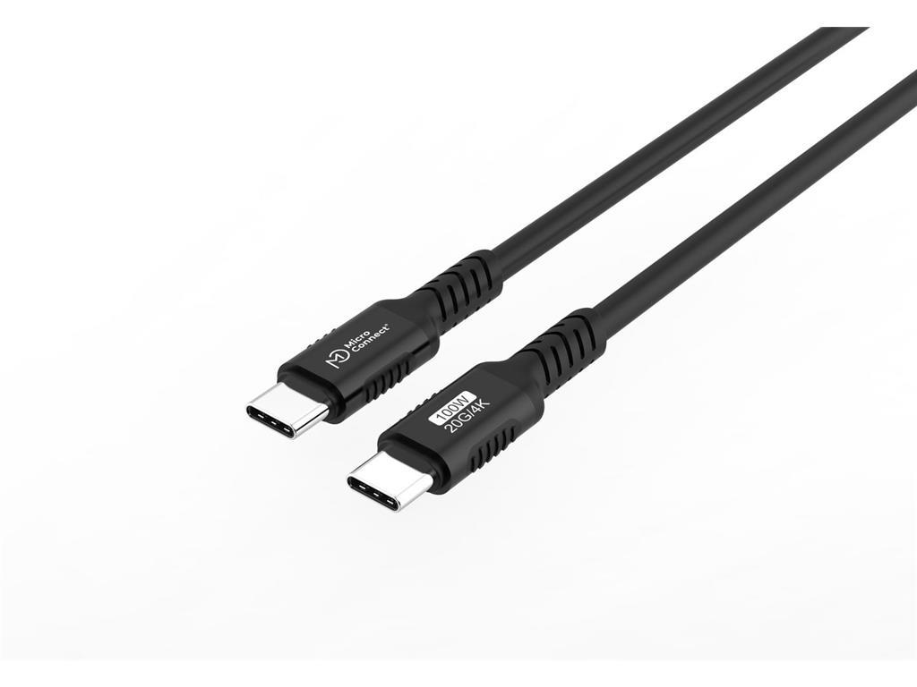 MicroConnect Premium USB4 Gen3x2 C-C kabel 3m
