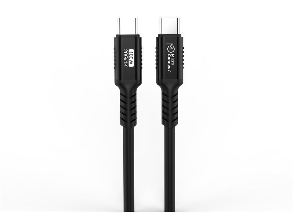 MicroConnect Premium USB4 Gen3x2 C-C kabel 3m