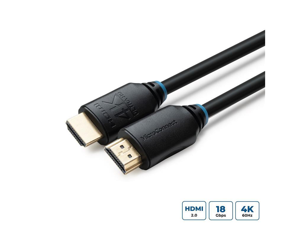 MicroConnect HDMI 2.0 kabel, 1 m