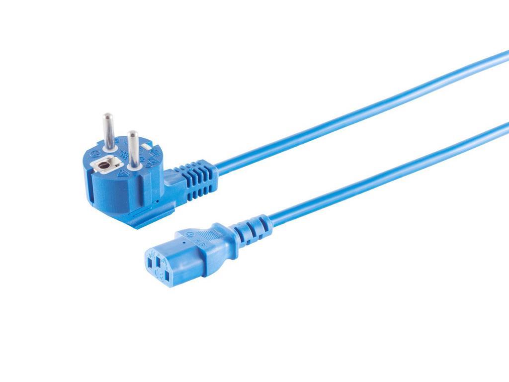 MicroConnect Napajani kabel Schuko - C13 3m Moder