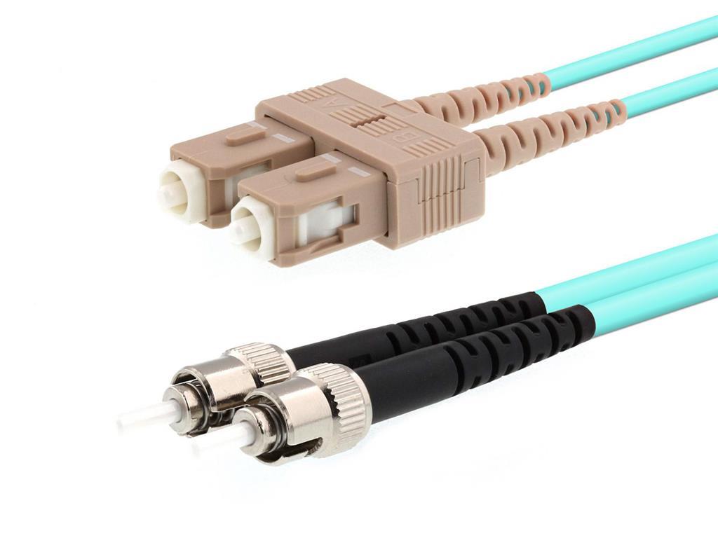 MicroConnect Patch Kabel - ST/UPC-SC/UPC 15m OM3