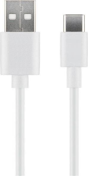 MicroConnect USB kabel C-A 2.0, 3m, bijeli