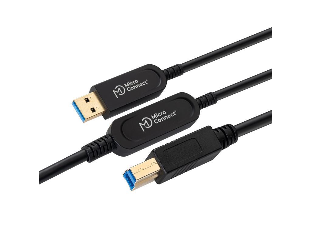 MicroConnect Optički kabel USB A-B 3.0, 25m