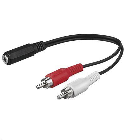 MicroConnect Audio adapter kabel, 0,2 meter