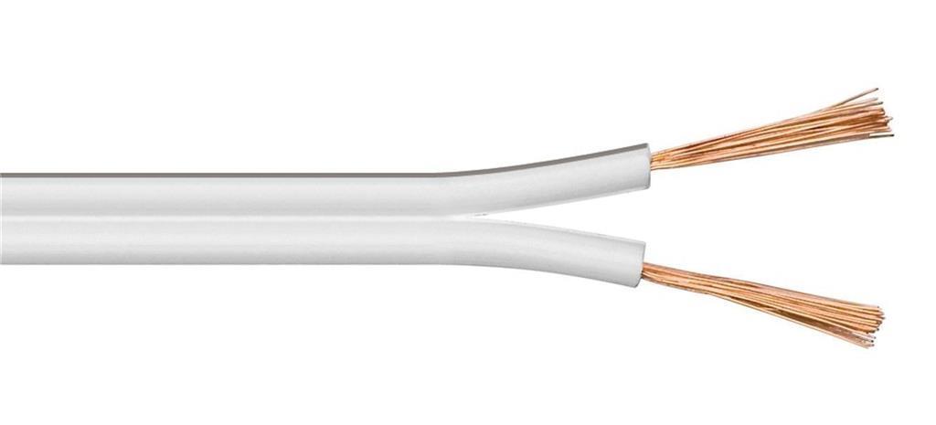 MicroConnect Kabel za zvučnike, 50m, 2x2,5mm2, bijeli