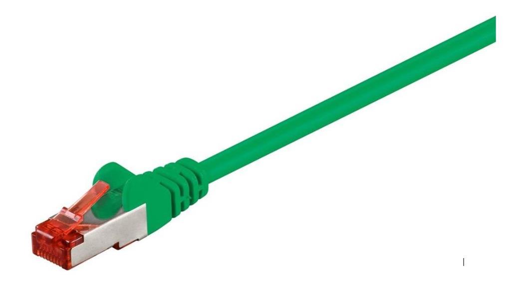 MicroConnect Kabel F/UTP CAT6 10m Zelen PVC