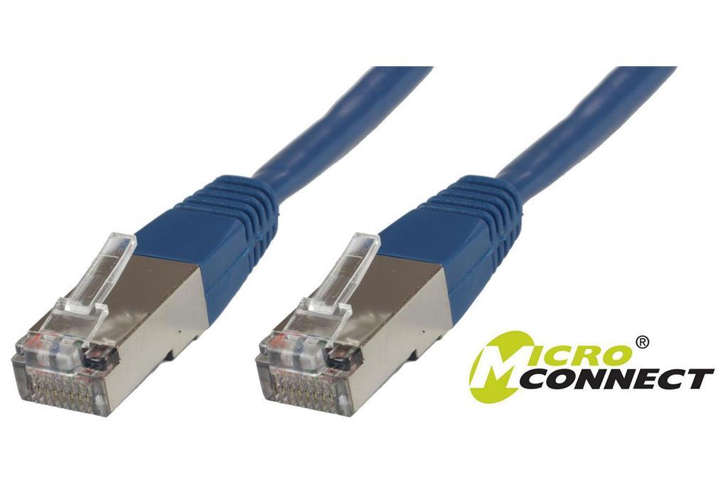 MicroConnect CAT6 F/UTP Network Cable 15m, Blue