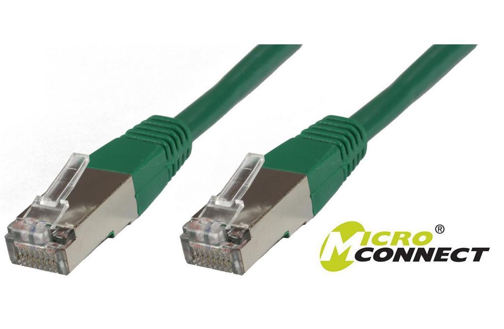 MicroConnect CAT6 F/UTP mrežni kabel 15m, zeleni