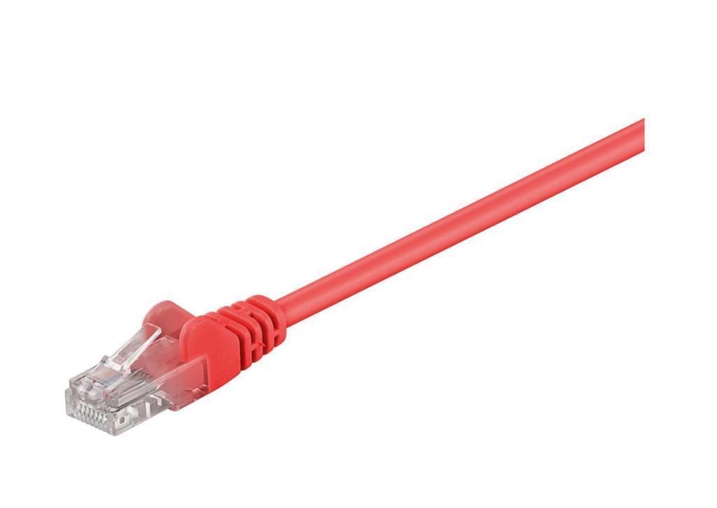 MicroConnect Kabel U/UTP CAT5e 7.5M Rdeč PVC