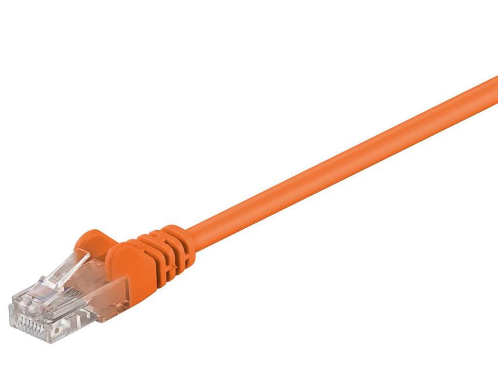 MicroConnect CAT5e U/UTP mrežni kabel 15m, narančasti