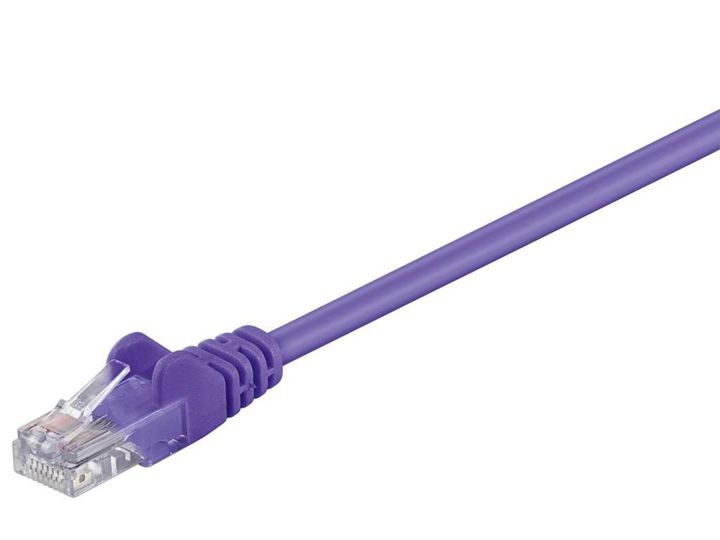 MicroConnect CAT5e U/UTP kabel 20m, ljubičasti