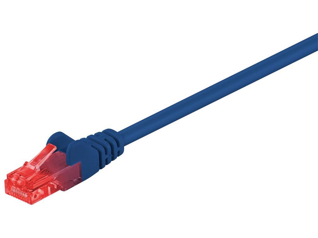 MicroConnect U/UTP CAT6 0.5M plavi PVC