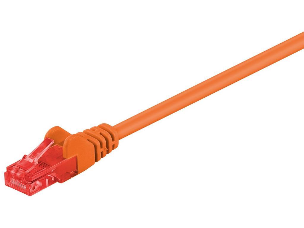 MicroConnect Omrežni kabel UTP CAT6 15M oranžen PVC