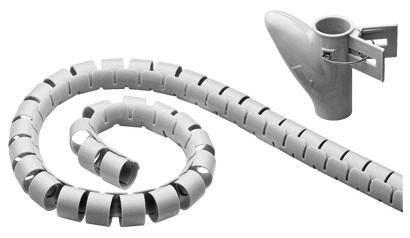 MicroConnect Cable Eater 2,5meter Siva