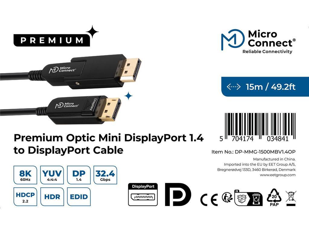 MicroConnect Premium optičko vlakno Mini DisplayPort