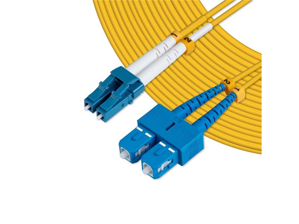 MicroConnect Optički patch kabel - LC/UPC-SC/UPC 10m