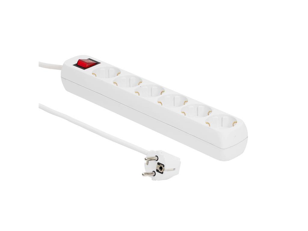 MicroConnect Razdjelnik s prekidačem 6 utičnica, 10m