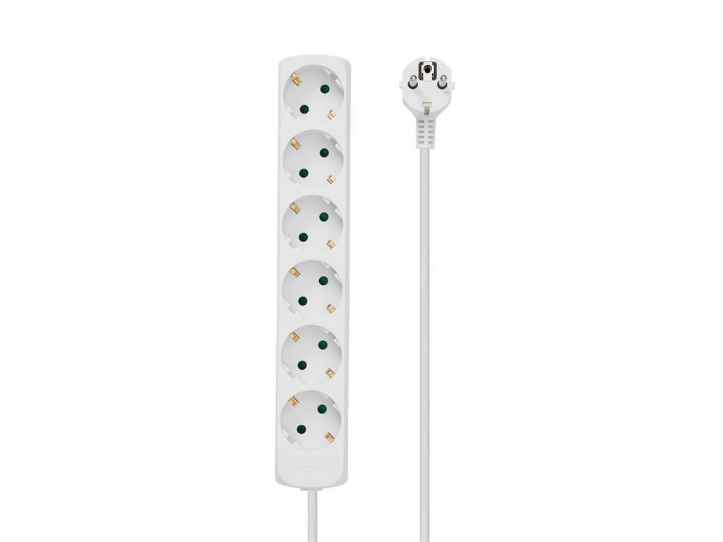 MicroConnect Razvodnik s 6 Schuko utičnica, kabel