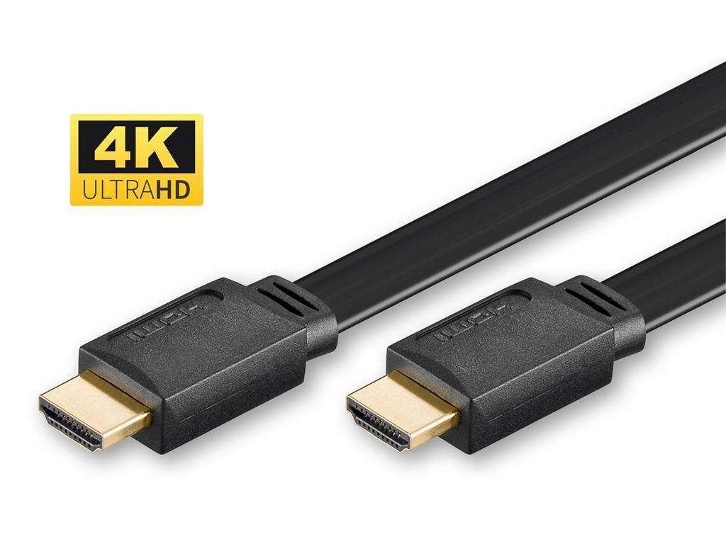 MicroConnect HDMI 1.4 FLAT kabel, 2m