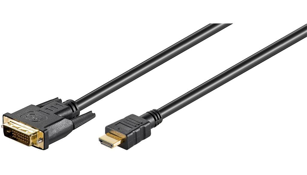 MicroConnect Kabel HDMI 19 - DVI-D M-M 5m