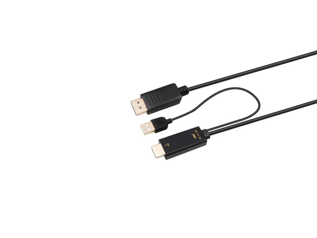 MicroConnect Kabel pretvarač HDMI na DisplayPort, 3m