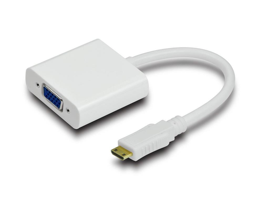 MicroConnect Adapter Mini HDMI 19C na VGA M-F