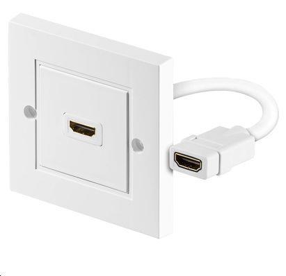 MicroConnect HDMI stenska vtičnica 1 port Bel