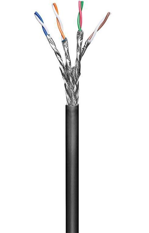 MicroConnect S/FTP CAT6 vanjski 100m, crni