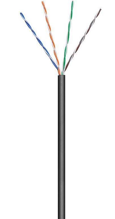 MicroConnect Kabel U/UTP CAT5e Zunanji 100m Črn