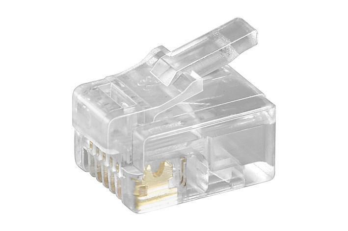 MicroConnect Modularni utikač RJ12 6P6C, 10 kom.