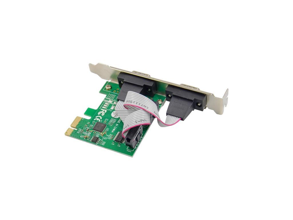 MicroConnect 2-portna serijska PCIe kartica