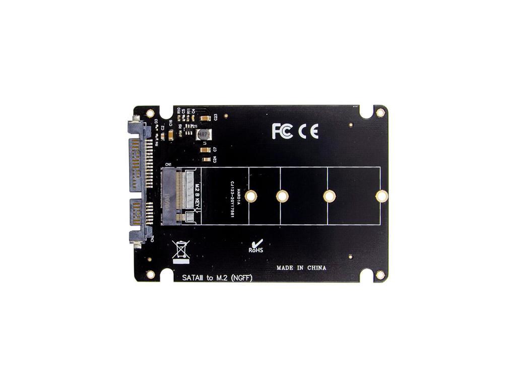 MicroConnect 2.5-inch SATA to M.2 B Key SSD Adapter