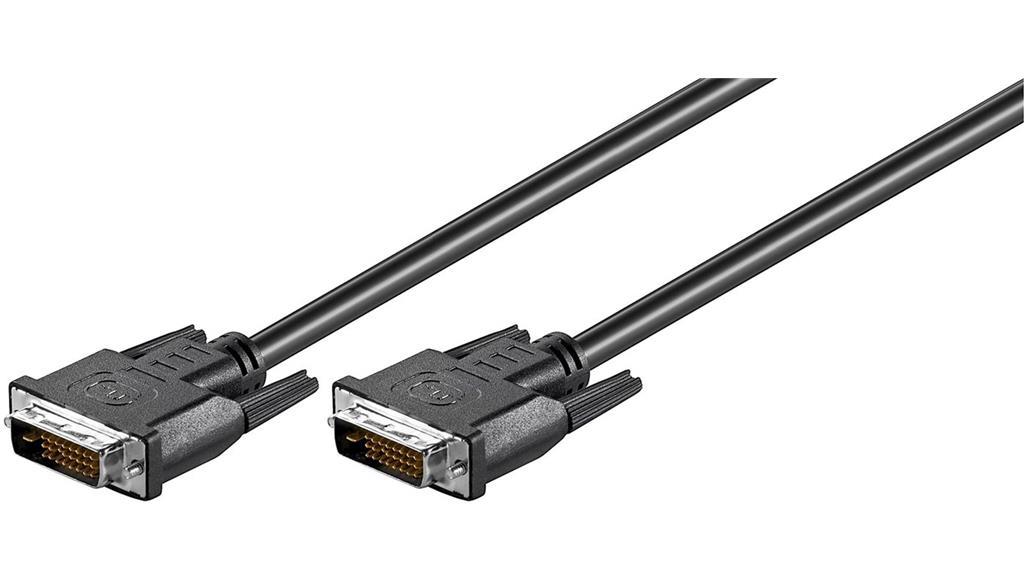 MicroConnect DVI-D 24+1-pin 1m M-M Črn