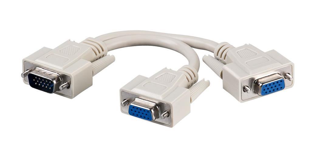 MicroConnect VGA Y-Splitter kabel, 0.30m