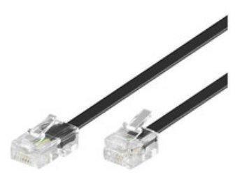 MicroConnect Kabel RJ11-RJ45 6M M/M Črn