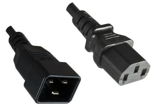 MicroConnect Extension Cord C13 - C20, 0.5m