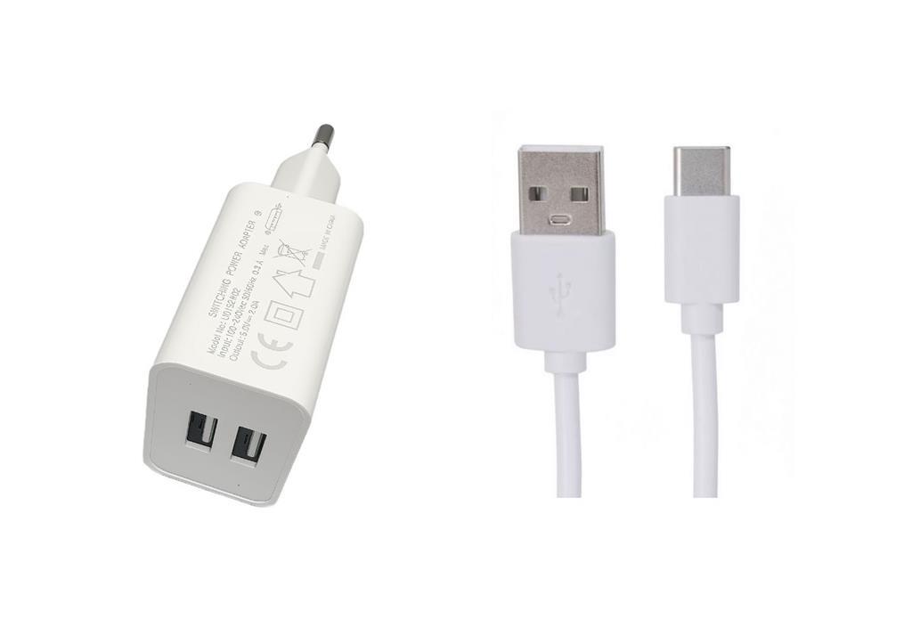 MicroConnect Set USB-C punjača 2.4 A