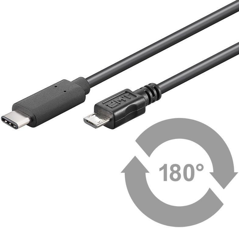 MicroConnect USB-C na USB2.0 Micro B 1M