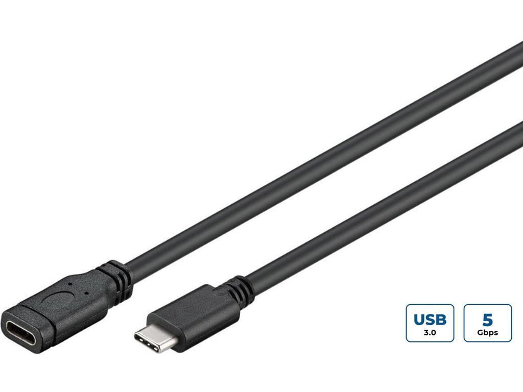 MicroConnect Kabel USB-C 3.2 Gen 1, 1m