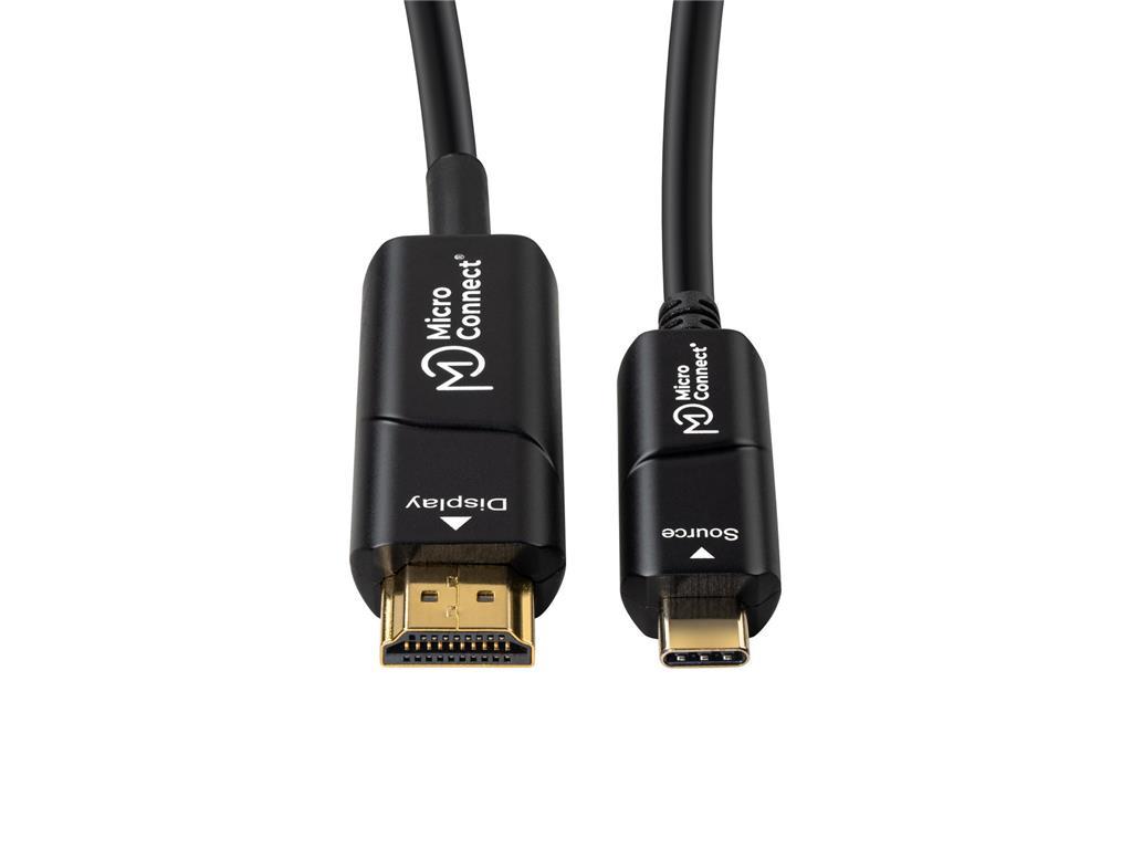 MicroConnect Premium USB-C HDMI optički kabel 15m
