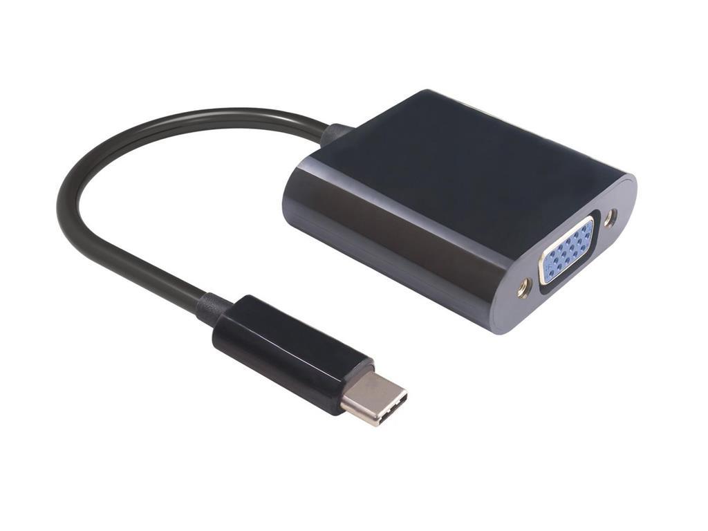 MicroConnect Adapter USB-C na VGA 0.2m