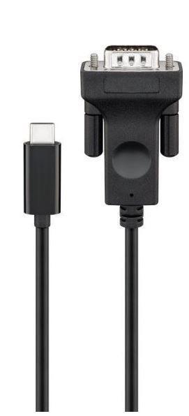 MicroConnect Kabel USB - C - VGA 1.8m, Črn