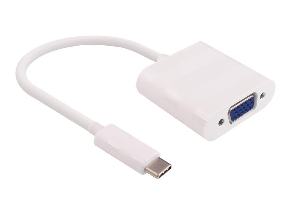 MicroConnect USB-C na VGA adapter, 0.2m
