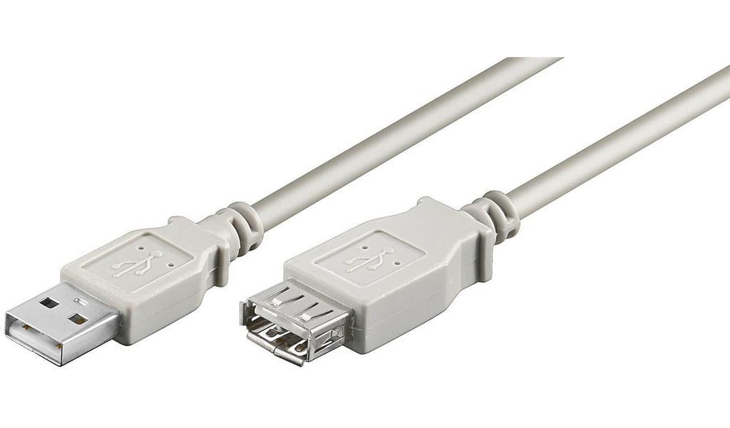 MicroConnect USB 2.0 produžni kabel, 0.5m