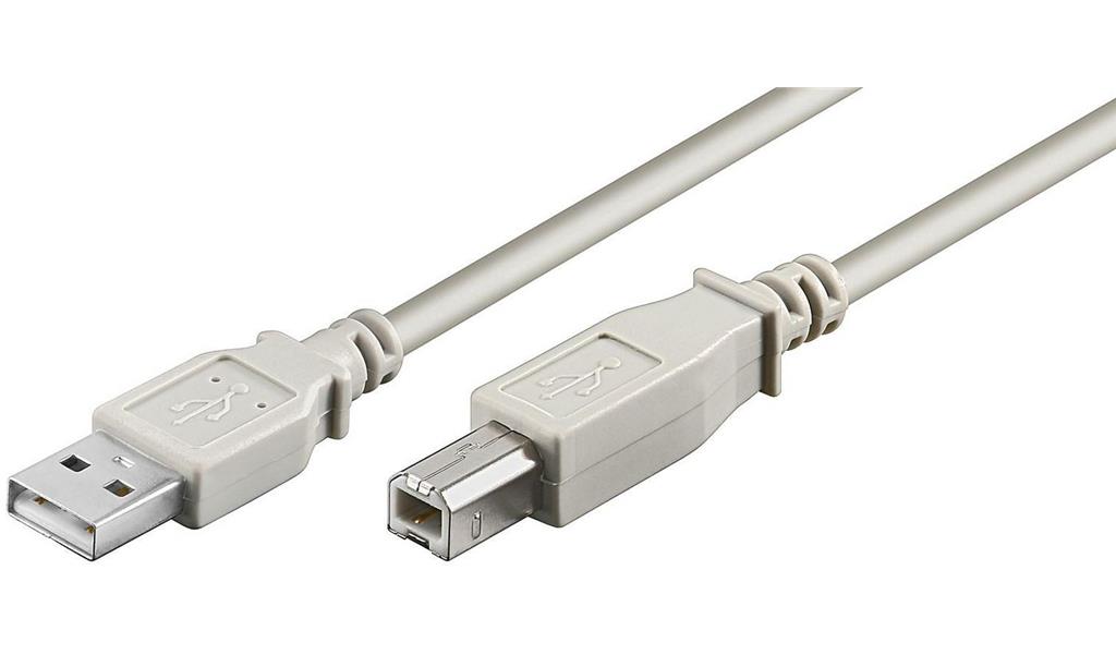 MicroConnect USB2.0 A-B kabel 3m M-M